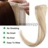 Synthetische pruiken sego 10 "24" rechte clip in menselijk haar dunne staart 8pcset natuurlijke niet -remie haarclip ins Braziliaans haar 45G75G X0823