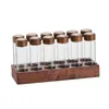 Storage Bottles Coffee Bean Cellars Wooden Display Stands Food Containers Beans For Retail Bar Cafe