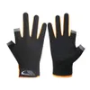 Five Fingers Gloves 1 Pair Fishing 2 Cut Sport Cycling Mitten Men Women Breathable Antislip Antiskid Wear for Pesca Fitness 230823