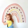 Wall Stickers Big Rainbow Watercolour Home Decor Sticker SelfAdhesive for Childrens Room Living Nursery Decals Nordic Kid 230822