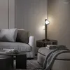 Lampy podłogowe nowoczesne salon dom domowy narożny szklany szklany lampa LED LED LAMPA Standing Light