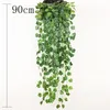 Faux verdure florale 50105CM plante de fleur suspendue artificielle fausse vigne saule rotin pour la décoration murale de jardin à la maison 230822