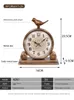 Столы Light Luxury Creative Living Room Silent Desk Clock Home Metal Metal American Desktop Advoide