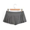 Signe Summer High High High Women Sexy Mini Vintage Skirt Vintage Tennis coreano Short White Black Y2K Donna