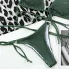 Женские купальники с высокой талией бикини сексуальный купальник с двумя частями | Наталкивать металлические аксессуары без спины 5 вариантов цвета, адаптированные для онлайн
