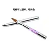 10Pcs Oval Sharp Acrylic UV Gel Brush Sable Detachable Nail Brush Nail Art Tools Size2 to Size14
