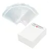 Ювелирные мешки MXME 100 PCS Blank Coasters отображают карты с самостоятельными мешками