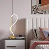 Lampadaires nordique longue lampe de tuyau LED pour salon moderne étude créative chambre éclairage intérieur décor à la maison