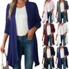 Chandails pour femmes Arrivée Casual Cardigan léger à manches longues pour femmes Solide Doux Drapé Ouvert Manteau S2XL Lâche Femmes Tops 230822