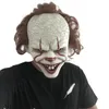 Party Masks Halloween Mask Creepy Scary Clown Full Face Horror Movie Pennywise Joker Costume Festival Cosplay Prop Decoration 230822