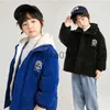 Down Coat Children's Clothing Boys and Girls Winter Clothes down Jacket Thickened 2022 New Medium and Large Children Fake Two Pieces down J230823