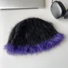 Beanieskull Caps süße coole Plüsch -passende Farbfischerhut Female Herbst und Winter Koreanische Version Alle warme schlichte Make -up süßes Pelzbecken 230822