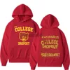 Herren Hoodies Sweatshirts College Dropout Hoodie Music Album Doppelte Druck Kapuze -Sweatshirts lässige männliche Frauen Hip Hop Hoodies Streetwear J230823