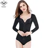 Long Sleeves Compression Slimming Vest Weight Loss Waist Trainer Tummy Control Arm Shapewear for Women