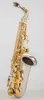 Jupiter Jas-1100Sq Alto Eb Tune Saxophone Ny ankomst Mässing Gold Lacquer Music Instrument E-Bat Sax med fallstillbehör