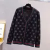 Suéteres de mujer Abrigo de mujer Primavera Otoño Ropa de mujer Moda coreana Prendas de punto con cuello en V Cardigan Chic Suelto de gran tamaño 230823