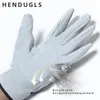 Five Fingers Gloves HENDUGLS 5PCS Brand Wear resistant Work Gloves Ultrathin Microfiber Leather Safety glove Wholesale 320 230822