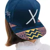 Nouvelle hip- lettre x chapeau plat de baseball cape hip-hop pic pic chapeau homme chapeau casquettes de basket-ball # t3169