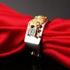 Anéis de casamento Men S sólido 18k anel de ouro branco 0 25ct Certificado genuíno s China Long Male Au750 230822