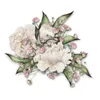 Adesivos de parede três ratels qcf113 estilo clássico elegante romântico bouquet decoração adesivos de parede 230822