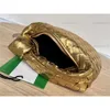 Italia Jodie Handbag 10A Specchio designer di qualità Mini borsa per adolescenti 28 cm Womens Luxury Shiny Gold Gold Triangle Crush Classic Shopping Borse con