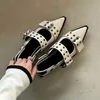 Slingback-Schuhe Gothic Chunky Heels Damen Pumps Niet Street Style Mittlerer Absatz Punk Vintage Casual Sandalen Frühling Sommer 2023 230807