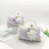 Sacs à main enfants Mini fourre-tout dessin animé mignon lapin sacs à bandoulière pour bébé filles pièce pochette Kawaii enfant en bas âge pochette cadeau 230823