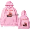 Sweats à capuche pour hommes Sweatshirts Cults TV Girl One Night Only Sweat à capuche imprimé double face Unisexe Vintage Sweat-shirt Hommes Femmes Casual Sweat à capuche surdimensionné J230823