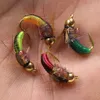 Baits Lures ICERIO 8PCS 12 Brass Bead Head Fast Sinking Nymph Scud Bug Worm Flies Trout Fly Fishing Lure Bait 230822