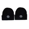 Beanie/Skull Caps Led Wool Hat Led Led Light Break Hat herfst en winternacht vissen met licht emitting hoed J230823