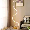 Floor Lamps Nordic Long Led Hose Lamp For Living Room Modern Creative Study Bedroom Interior Lighting Home Decor