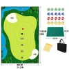 제품 기타 골프 제품 미니 캐주얼 게임 세트 훈련 매트는 실내 야외 게임을위한 로얄 타격 매트를 넣는 기술 향상 230822