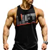 Men's Tank Tops Gym Top Men Fitness Clothing Mens Bodybuilding Summer For Male Sleeveless Vest Shirts Plus Size Men's Ta246j