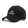 2020 new Yes Daddy Embroidered Adjustable golf Cotton Cap Dad Hat Black baseball cap men women Hip-hop snapback hat273Y