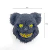 Masches da festa di Halloween Orecchie lunghe spaventose Bloody Rabbit Black Brown Bear Maschera maschera Cosplay Bunny Halloween Maschera per feste 230822