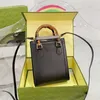 ggbag Bambus Diana Tasche Frau Telefon Umhängetaschen Mode Luxurys Kleine Tote Trend Echtes Leder Geldbörsen mit Box