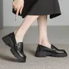 Chaussures habillées Mary Jane racine carrée bout rond semelle épaisse surélevée tendance de la mode couleur unie femmes 2023 printemps et automne 230823