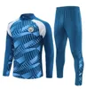 23/24 City Kids Man de Bruyne Soccer Tracksuits Grealish Survlement Jacket Suit Fottball Suit Veste Maillot de Foot Olympique Tracksuit Locking