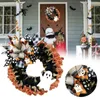 Kwiaty dekoracyjne dekoracje Halloweenowe kokardowe wstążki Wewnień frontowe okno zewnętrzne