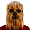 Вечеринка поставки Chewbacca Cosplay Clothing Cover Cover Chewie плюш