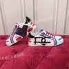 Nowy Hot Designer Travel Skórzowy Sneaker Fashion Lady Running Trainers Letters Woman Shoe Platform Men Gym Sneakers Size35-45 HC210806