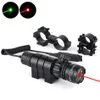 Laser Pointer Tactique chasse vert Laser point vue réglable 532nm rouge pointeur Laser fusil portée du pistolet Rail baril pressostat montage 230823