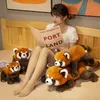 Plyschdockor livtrogskog tvättbjörn fyllda djur leksak söt panda plushie gåva till barn flickvän födelsedag pojke jul 230823