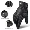 Fem fingrar handskar ozero mens pekskärm läder motorcykel handske utomhus sport full finger cykling mountain cykel guantes moto 230823