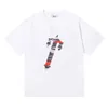 Designer Shirt Trapstar London Red Camo Letter Printing Pure Cotton Double Yarn Short Sleeve T-Shirt Men's And Women's Street Fashion T-Shirt