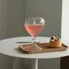 Bicchieri di vino in vetro acquatico della Corea del Sud in stile Ins-in stile tazza femminile Adorabile Creative Love Decorazione per la casa 180ml