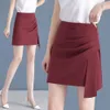 Artikel onregelmatige zomerstijl damesrokken met hoge taille en afslankend ontwerp Flatted A Line Butt-rok