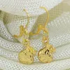 Pendientes colgantes estilo bohemio bolsa de bendición de color dorado de la suerte 10 13mm gota para mujeres regalos de bodas de novia joyería B2656