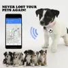 Diğer Köpek Malzemeleri Pet Köpek GPS Tracker Antilost Alarm Kablosuz Bluetooth Bulucu İzleyici Pet Dog Cat Çocuklar Araba Cüzdan Anahtar Yaka Aksesuarları 230822