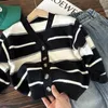Pullover Boys Sweater Spring Autumn Kids Knitwear Style Cardigan Cardigan Striped Coat 2023 Nasual Disual Simple 230823